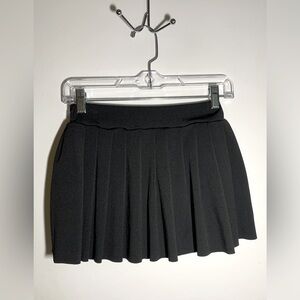 Black Pleated Mini Skirt size S